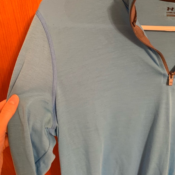 Under Armour Baby Blue Half Zip - Picture 4 of 6